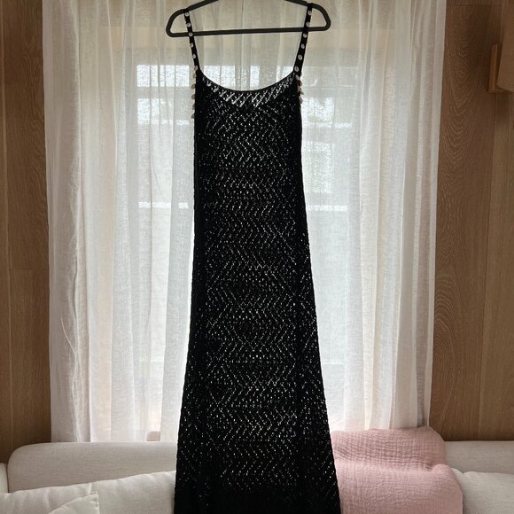 Pitusa | Shell Crochet Maxi Dress - Picture 1 of 4